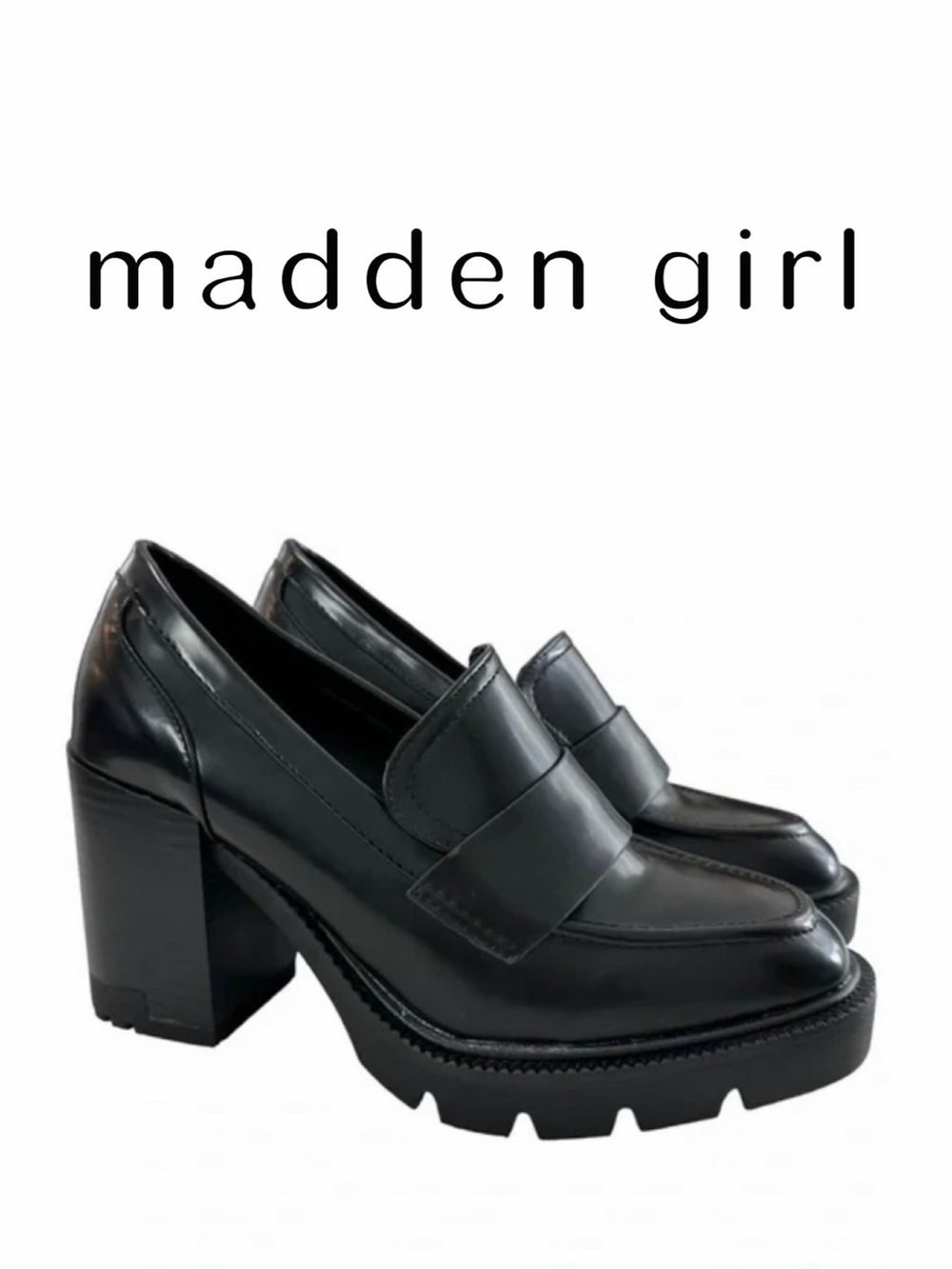BNWOB Madden Girl Platform Loafer Pumps